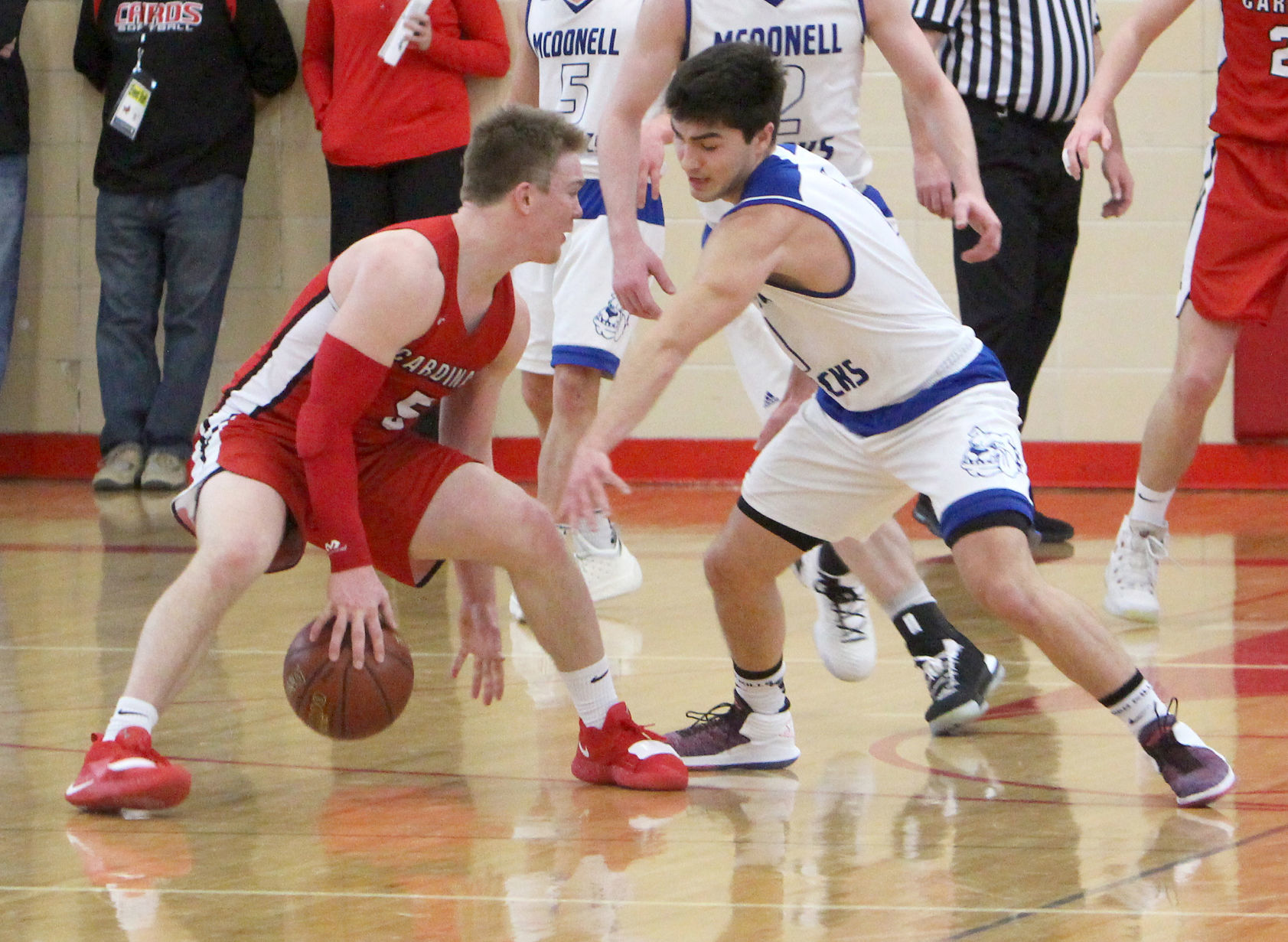 McDonell boys basketball vs Luck at Chi-Hi 3-9-19